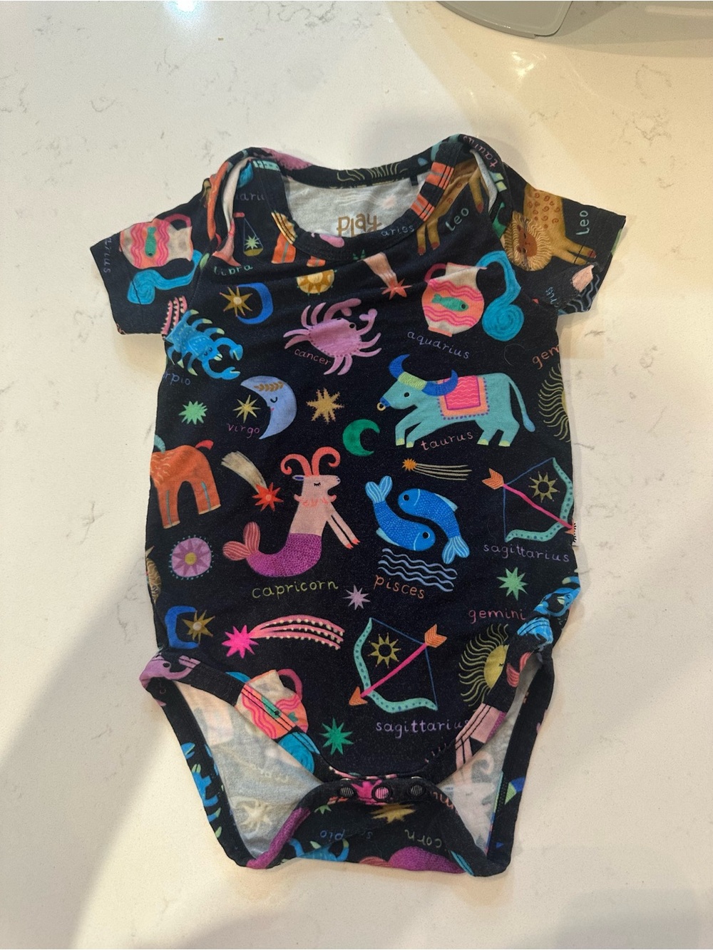 Little Sleepies zodiac bodysuit